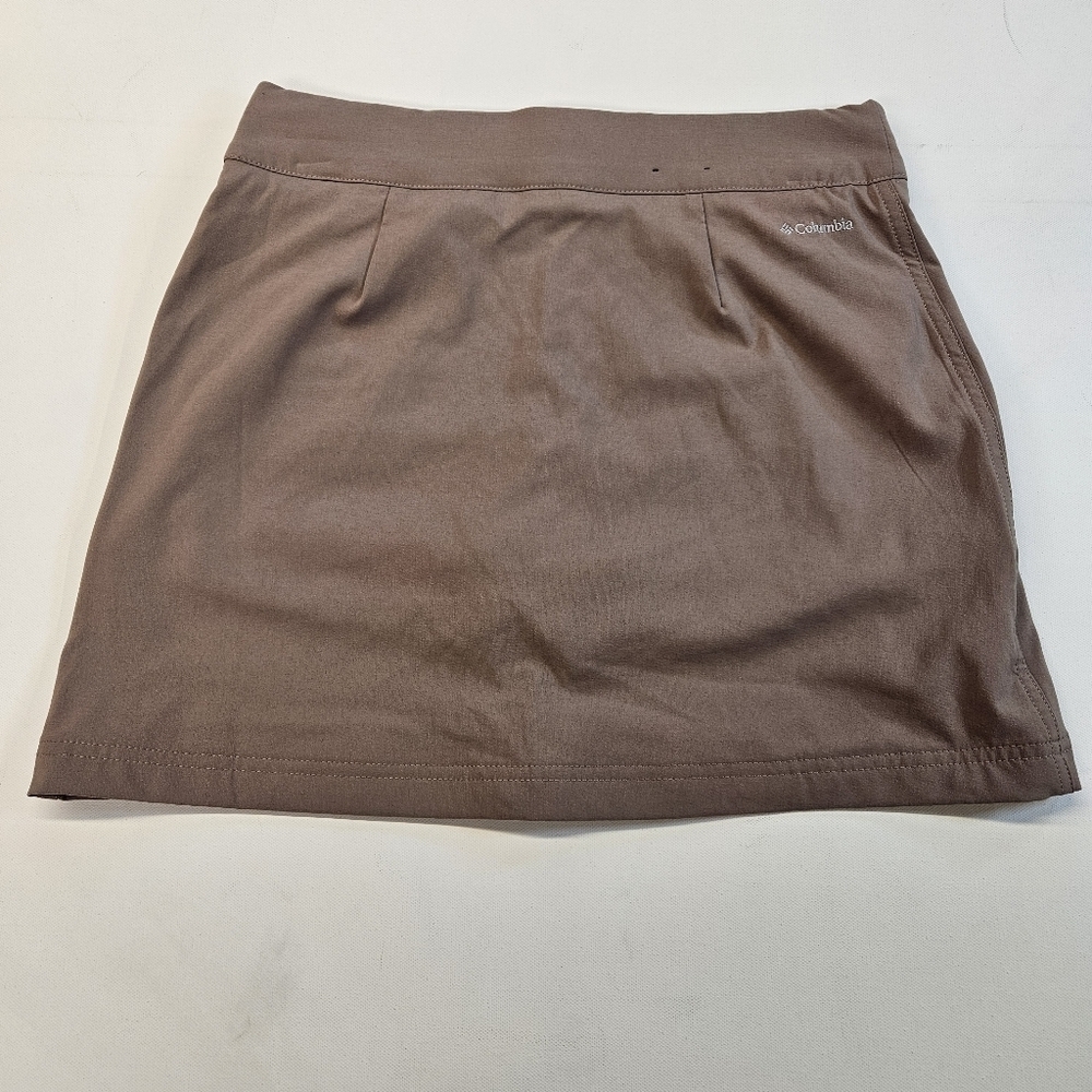 COLUMBIA SHORTS SKIRT SKORT Athletic HIKING Women's Brown Khaki XS